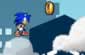 Sonic on clouds + Mario